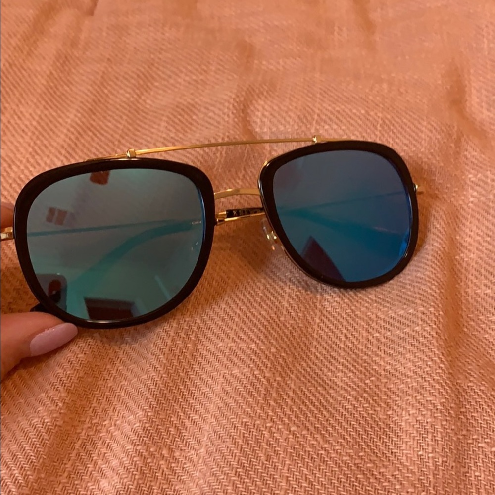 Krewe Breton blue mirrored lenses
